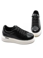 Pantofi Sport Barbati din piele naturala 5303 BLACK | ADVANCER