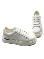 Pantofi Sport Barbati din piele naturala 5303 WHITE | ADVANCER