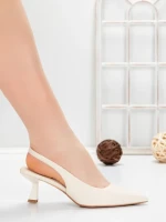 Pantofi Stiletto 5GZ80 BEIGE | MEI