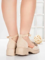 Pantofi Casual Dama 5H55 BEIGE | MEI