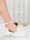 Pantofi Casual Dama 5H56 WHITE | MEI