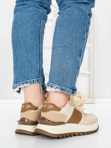 Sneakers Dama 5WL117 BROWN | MEI