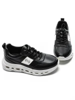 Pantofi Sport Barbati din piele naturala 5308 BLACK | ADVANCER