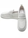 Pantofi Casual Barbati din piele naturala 12-187 WHITE | ADVANCER