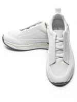 Pantofi Sport Barbati din piele naturala 12-183 WHITE | ADVANCER
