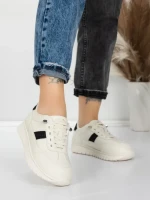 Pantofi Sport Dama din piele naturala KM5503 BLACK | ADVANCER