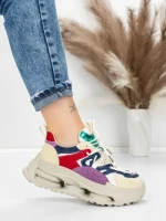 Pantofi Sport Dama din piele naturala 36899 GREEN | ADVANCER