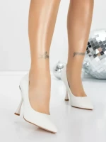 Pantofi Stiletto 5XKK79 WHITE | MEI
