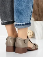 Sandale Dama din piele naturala 1171 GREY | FORMATIONE