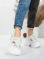 Pantofi Sport Dama cu Platforma 0897-27 GREY | MEI