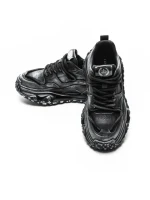 Pantofi Sport Barbati din piele naturala 95932 BLACK | ADVANCER