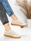 Pantofi Sport Dama din piele naturala 2501-1 CREAM | ADVANCER