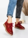 Pantofi Casual Dama din piele naturala 886 RED | FRANCO GERARDO