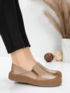 Pantofi Casual Dama din piele naturala 665 APRICOT | ADVANCER