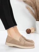 Pantofi Casual Dama din piele naturala 81980-2 APRICOT | ADVANCER