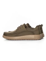 Mocasini Barbati din piele naturala A90007 KHAKI | ADVANCER