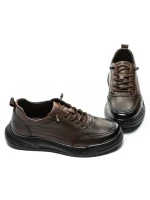 Pantofi Casual Barbati din piele naturala 929105 BROWN | ADVANCER