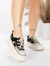 Pantofi Sport Dama din piele naturala 70136X BLACK | ADVANCER