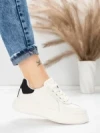 Pantofi Sport Dama din piele naturala FP26309 WHITE-BLACK | ADVANCER