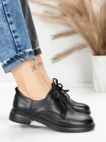 Pantofi Casual Dama din piele naturala 5211507 BLACK | ADVANCER