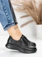 Pantofi Casual Dama din piele naturala 5712567 BLACK | ADVANCER