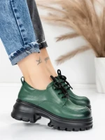 Pantofi Casual Dama din piele naturala 8305 GREEN | ADVANCER