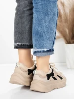 Pantofi Sport Dama din piele naturala 8255 BLACK | ADVANCER