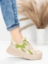 Pantofi Sport Dama din piele naturala 8255 GREEN | ADVANCER