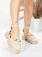 Pantofi Casual Dama 5H59 BEIGE | MEI