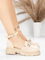 Pantofi Casual Dama 5H59 BEIGE | MEI