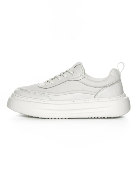 Pantofi Sport Barbati din piele naturala 5312 WHITE | ADVANCER