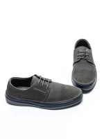 Pantofi Casual Barbati din piele naturala W011-5 GREY | ADVANCER