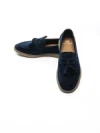 Mocasini Barbati din piele naturala 25891 BLUE | FRANCO GERARDO