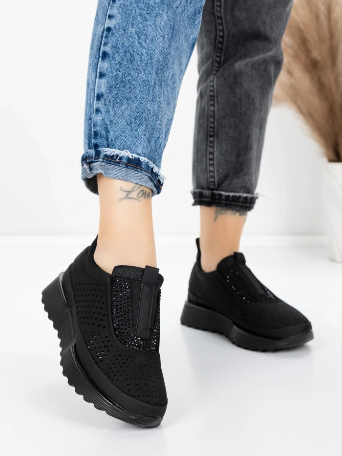 Дамски кецове 5H68 Черен | Mei » MeiMall.bg