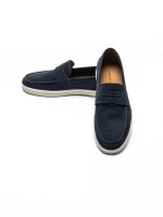 Mocasini Barbati din piele naturala 3-824-29 BLUE | ADVANCER