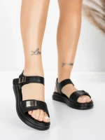 дамски сандали от естествена кожа 1028 Черен | Advancer » MeiMall.bg