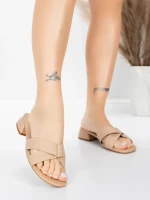 дамски сандали от естествена кожа 103 Праскова | Advancer » MeiMall.bg