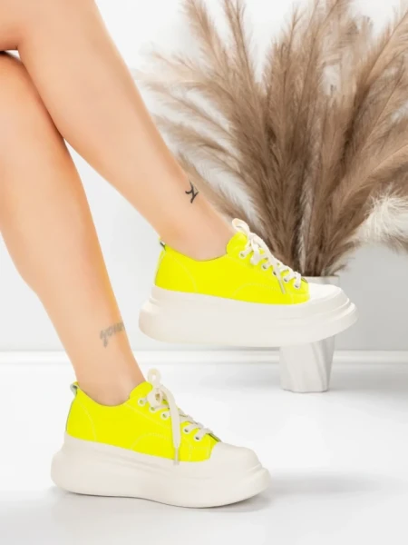 Дамски спортни обувки от естествена кожа 227802 Лимоне... » MeiMall.bg