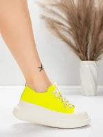 Дамски спортни обувки от естествена кожа 227802 Лимоне... » MeiMall.bg