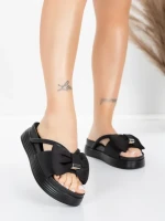 Дамски чехли от естествена кожа TP637-1 Черен | Formaz... » MeiMall.bg