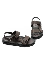 Мъжки сандали OB10555 Кафяво » MeiMall.bg