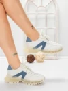 Pantofi Sport Dama din piele naturala 2382-3 BLUE | FRANCO GERARDO