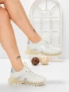Pantofi Sport Dama din piele naturala 2382-3 SILVER | FRANCO GERARDO