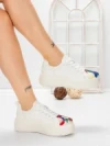 Pantofi Casual Dama din piele naturala 88135 WHITE | FRANCO GERARDO