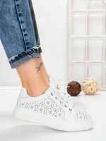 Pantofi Casual Dama din piele naturala KD87983 WHITE | BERLINER