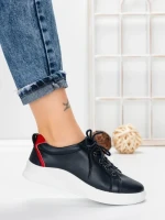 Pantofi Casual Dama din piele naturala K243-1 DARK BLUE | GALLOP