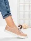 Pantofi Casual Dama din piele naturala K251-1 PINK | GALLOP