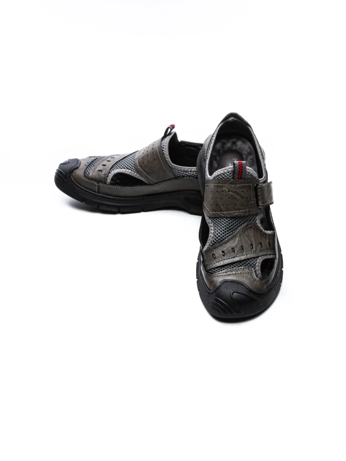 Sandale Barbati din piele naturala 2311 GREY | MELS