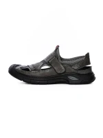 Sandale Barbati din piele naturala 2311 GREY | MELS