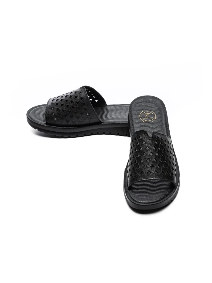 Papuci Dama din piele naturala 2609909 BLACK | FORMAZIONE